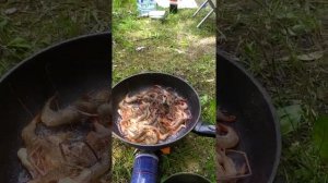 Приготовление пойманных на десногорском водохранилище креветок