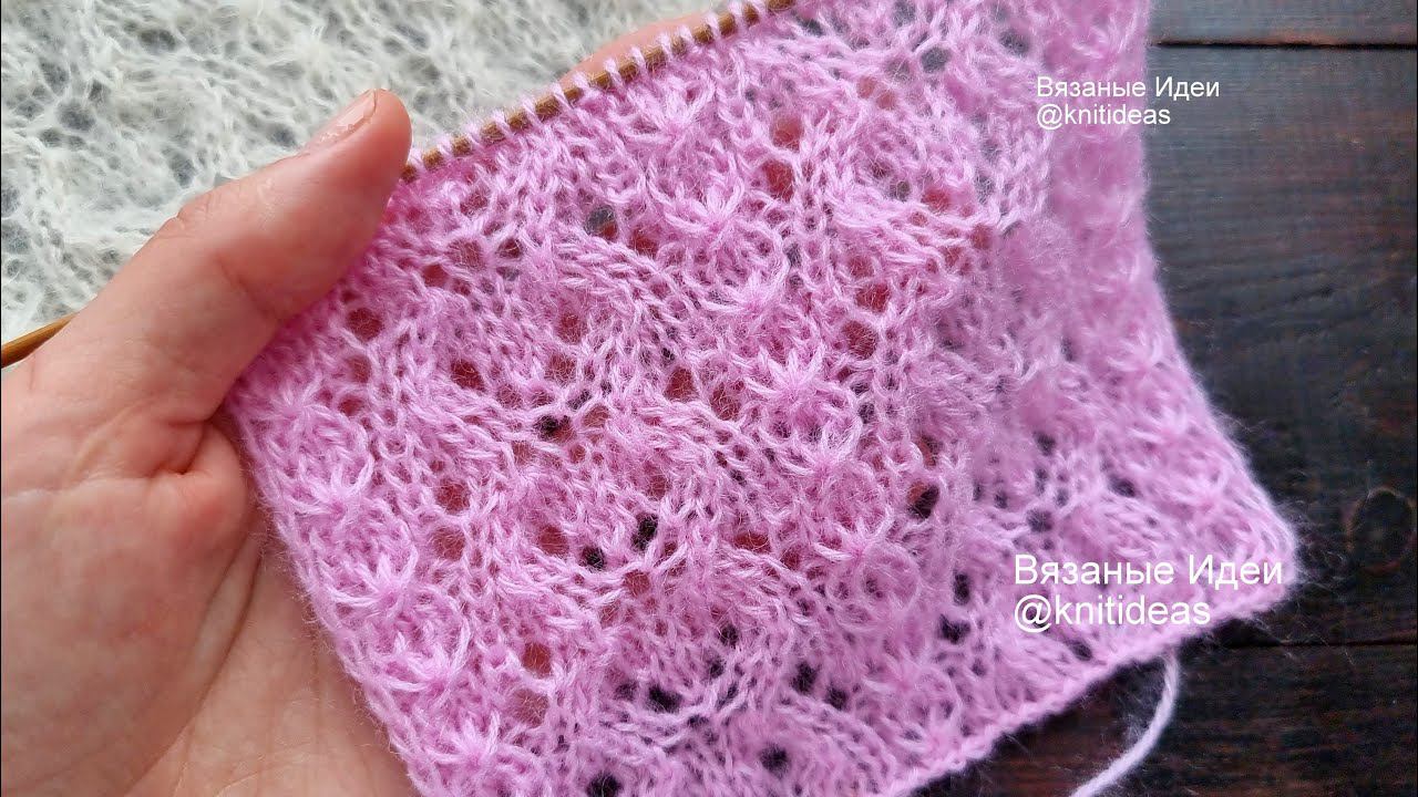 НЕВЕРОЯТНО НЕЖНЫЙ УЗОР! Воздушный мохер! смотреть онлайн