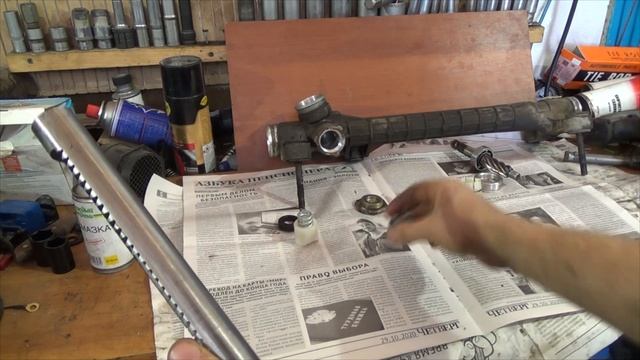 Ремонт рулевой рейки с доработкой Тойота Королла 120 левый руль смотреть онлайн