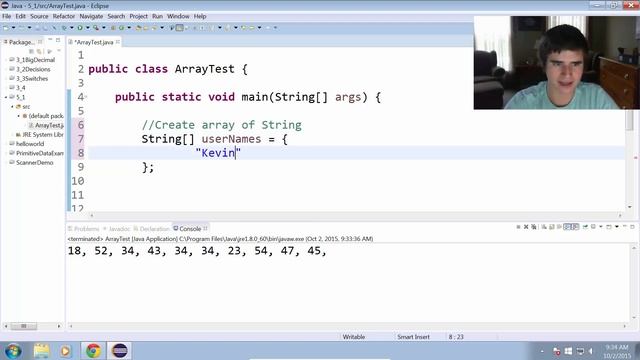 Arrays in Java (5.1) смотреть онлайн