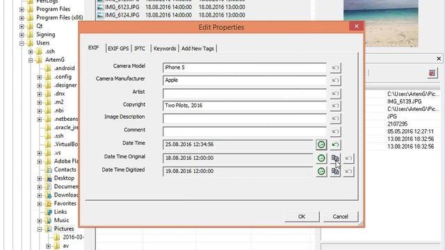 How to do batch edit EXIF data using Exif Pilot & Batch Editing Plug-in смотреть онлайн