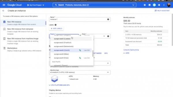 Как арендовать сервер на Google Cloud и пройти регистрацию для бонуса в $300 бесплатно, сервера нод