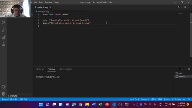 Printing Colored Text and Emoji With Rich смотреть онлайн