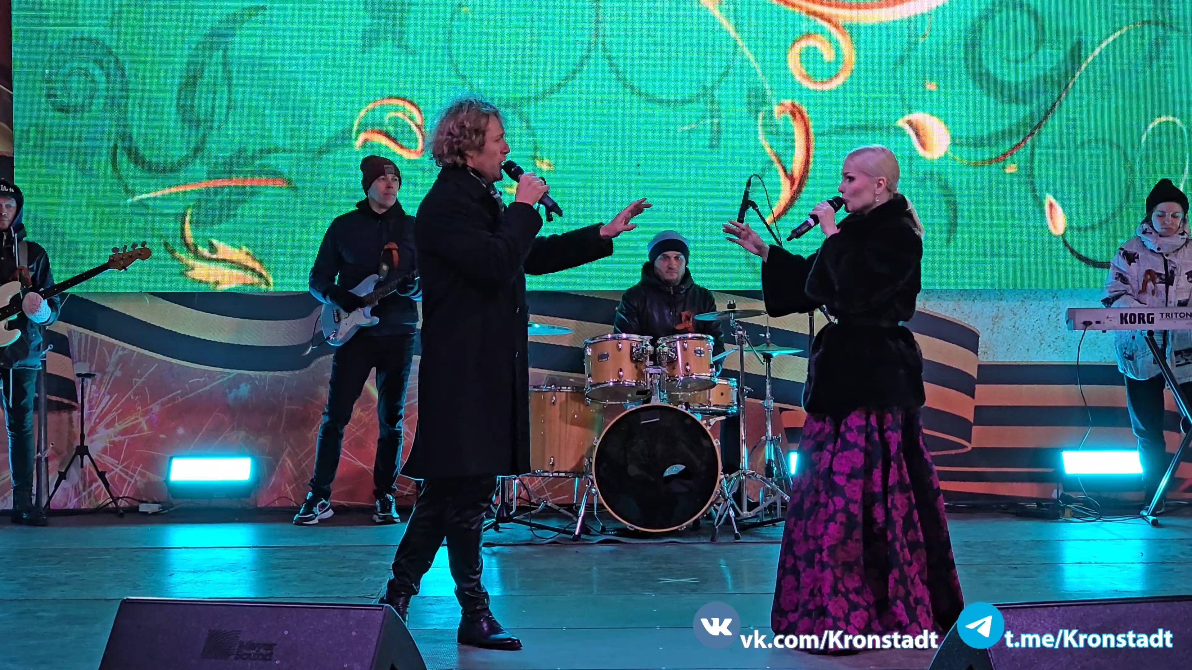 Эхо любви ("тебя я услышу за тысячу вёрст") — Евгений Южин и Юлия Снежина / Кронштадт 9 мая 2024 г. смотреть онлайн