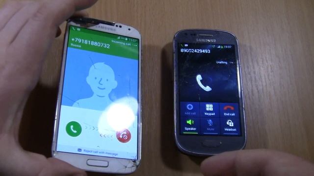 Over the Horizon Incoming call & Outgoing call at the Same Time Samsung Galaxy S4 + S3 mini VE смотреть онлайн