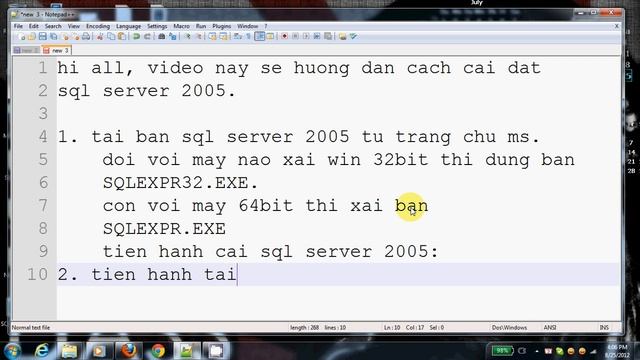 Hướng dẫn cài đặt SQL server 2005 смотреть онлайн