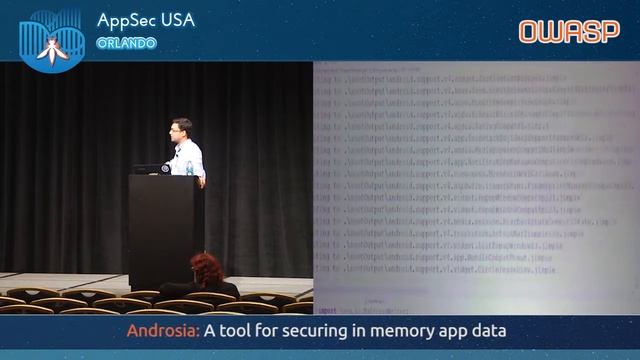 Androsia: A tool for securing in memory sensitive data - AppSecUSA 2017 смотреть онлайн