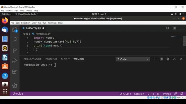 Creating arrays with NumPy in Python смотреть онлайн