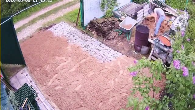 ЭКО Парковка - газонная решетка. Time-lapse. смотреть онлайн