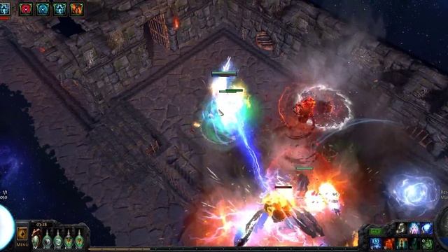 Path of Exile Breach League - Shaper boss (6 Golem Elementalist) смотреть онлайн