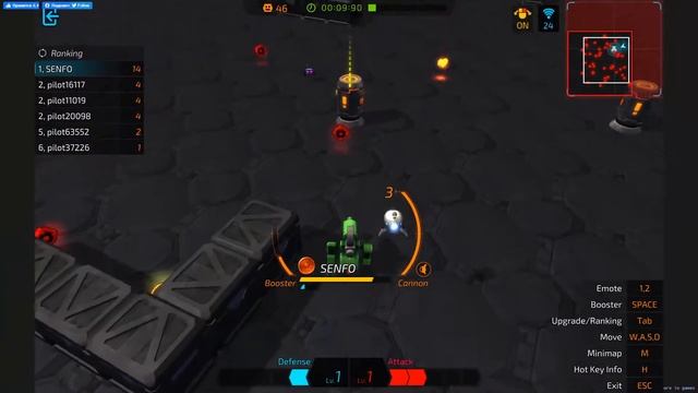 warbot.IO Top 1 survival mode. Best gameplay Warbot.io #4 смотреть онлайн