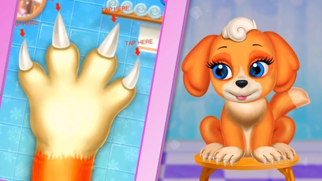 Christmas Mypets Nail Salon - Christmas Nail Salon Games By Gameiva смотреть онлайн