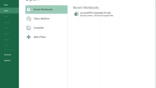 Excel 2013 for Beginners Part 5 How to Create a New Workbook смотреть онлайн