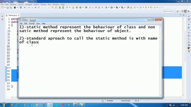 Static Keyword In Java | Static Data Member | Static Block | Java In Hindi/URDU-56 смотреть онлайн