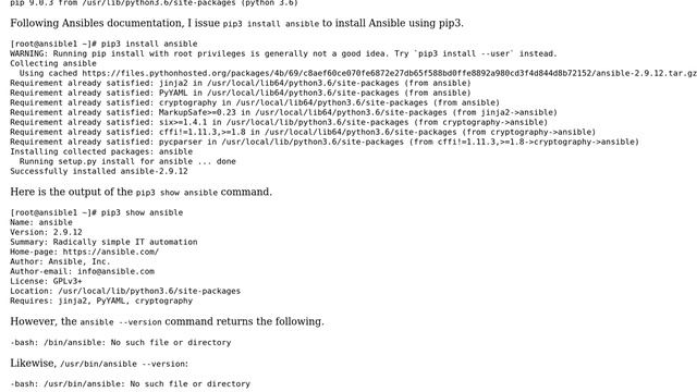 DevOps & SysAdmins: Ansible - pip3 install fails смотреть онлайн