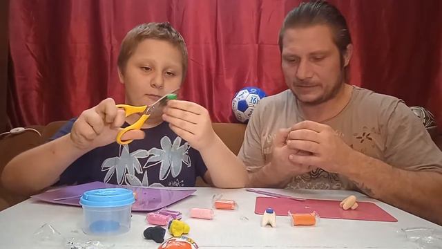 Among Us из пластилина. Кто победит, а кому приседать ) смотреть онлайн