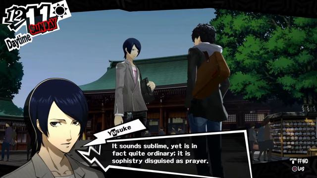Persona 5 - Yusuke & Akira visit the Meiji Shrine смотреть онлайн