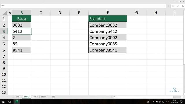 Excel Praktiki tapşırıqlar , Modul#2 | Excel practise | Excel pratiği | Практика в Excel смотреть онлайн
