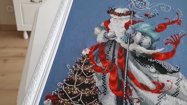 №49 Новогодняя вышивка в интерьере смотреть онлайн