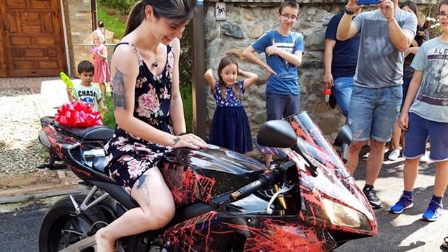 Honda CBR 600 RR birthday present Full Wrapping Babov Customs смотреть онлайн