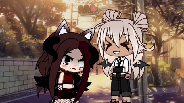 Meme ×Спасибо за помощь×От меня так просто не избавиться Gacha Club, Life смотреть онлайн