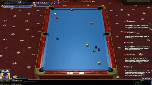 VP4 World Series of Pool 9ball Championships josemacuen v Spectredawn race to 15 смотреть онлайн