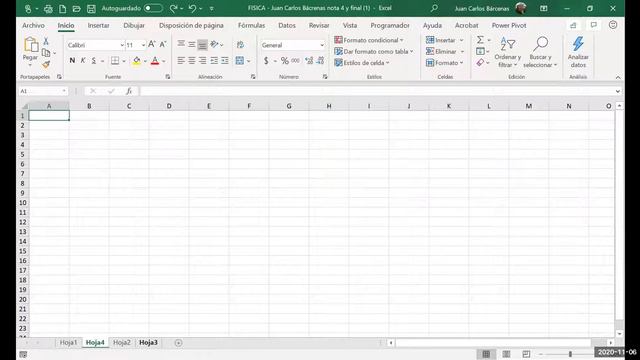2020 11 06 EXCEL BÁSICO PARA CIENCIAS P2 смотреть онлайн