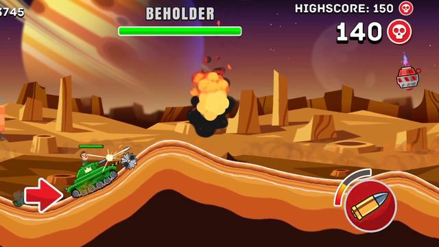 Epic moment. #hillsofsteel #gameplay#Supertank смотреть онлайн