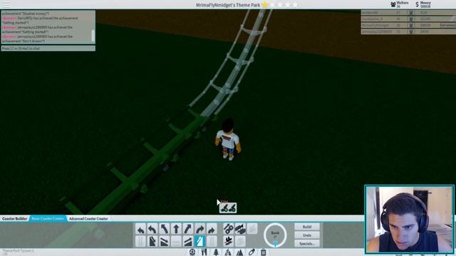 Theme Park Tycoon! Ep. 2: Making First RollerCoaster!! | Roblox смотреть онлайн