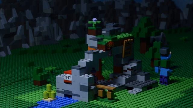 The Zombie Cave LEGO Minecraft 21141 - Stop Motion Review смотреть онлайн