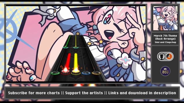 Simi and Chapchap - March 7th Theme (Rock Arrange) [Clone Hero Custom Chart] смотреть онлайн