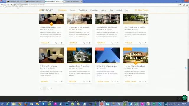 WP Residence Real Estate WordPress Theme Review 2020 смотреть онлайн