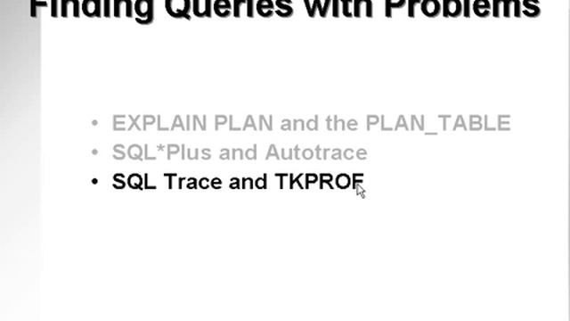 oracle performance tuning 57 смотреть онлайн