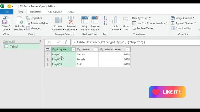How to REMOVE duplicate values in POWER QUERY | Working with DUPLICATE values in Excel Power Query смотреть онлайн