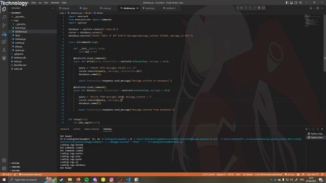 How To Make a Database For a Discord Bot! | Discord.py & Nextcord смотреть онлайн
