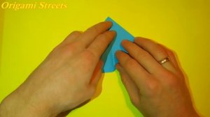 Как сделать 3D треугольник из бумаги. Оригами объёмный треугольник