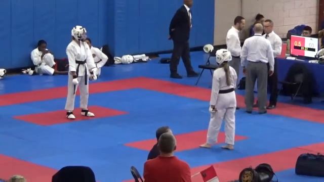 AAU Karate NY Metro District 03 24 19 Julia Kumite2 смотреть онлайн