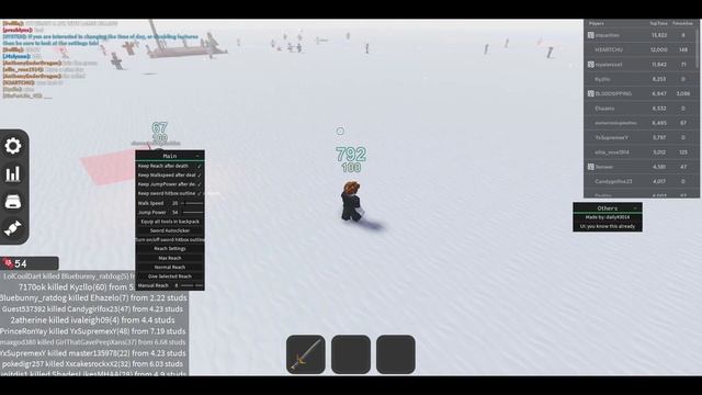 ROBLOX stay alive and flex your time on others Reach Script (WORKING!) смотреть онлайн