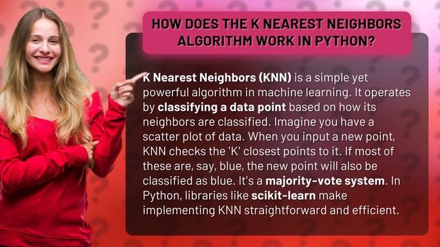 How Does the K Nearest Neighbors Algorithm Work in Python? смотреть онлайн