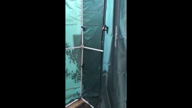 Душевая кабина дачная Удачник с раздевалкой смотреть онлайн