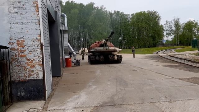 Об.279 - перегон в процессе реставрации.  Ob.279 On Move While Under Restoration Kubinka