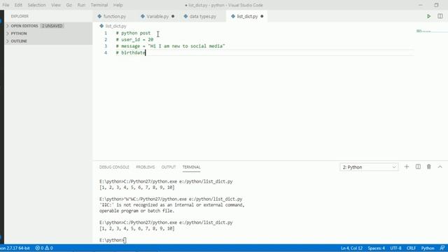 5. Python for Kids - List and Dictonary смотреть онлайн