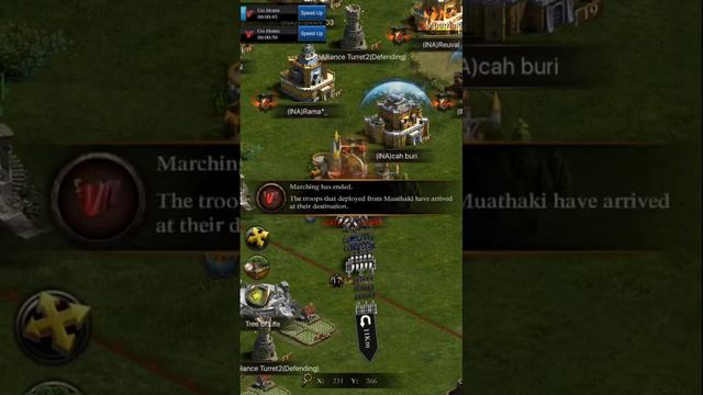 Clash of Kings - k989 vs k1045 kingdom conquest highlights смотреть онлайн