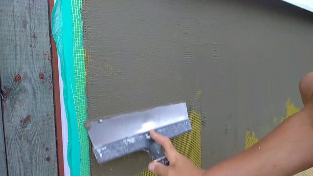 как я шпаклюю дом( армирование сеткой) как шпаклевать пенопласт смотреть онлайн