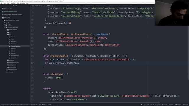 Organizando o Projeto e Utilizando a Função OnChange (React.JS 2020 #03) смотреть онлайн