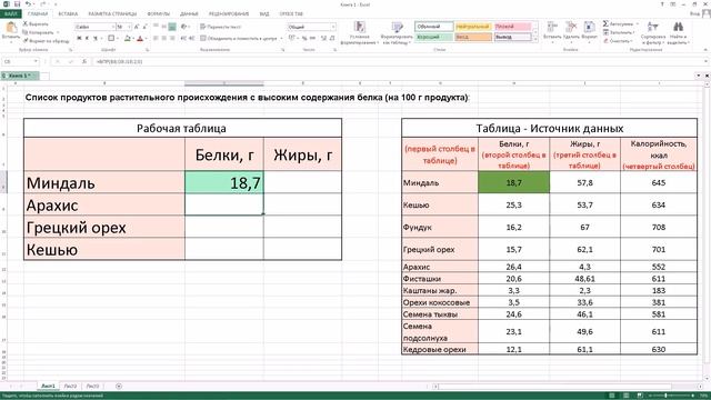 в Excel: ВПР функция с примером, понять и изучить, как работает, научиться. Самое полезное - ВПРит смотреть онлайн