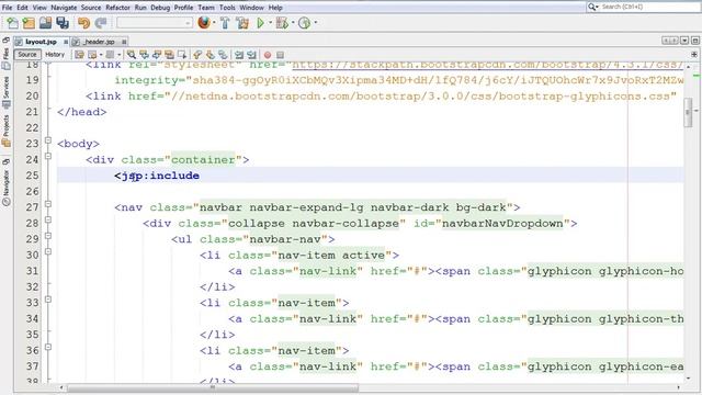 Java4 Java servlet Sử dụng JSP Include page Lab4 смотреть онлайн