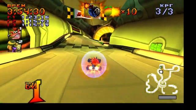 Прохождение (КРАШ ГОНКИ) Crash Team Racing - PS1 - эмулятор (ФИНАЛ) смотреть онлайн