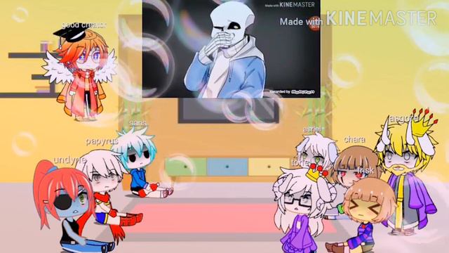 Undertale react to killer sans(sorry it's just a short vid) смотреть онлайн