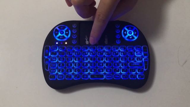 Mini i8 keyboard with 7 color backlit смотреть онлайн